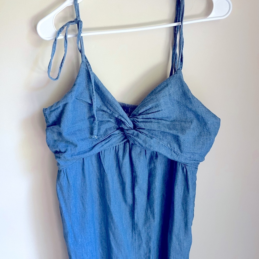 Old Navy denim wide legged romper